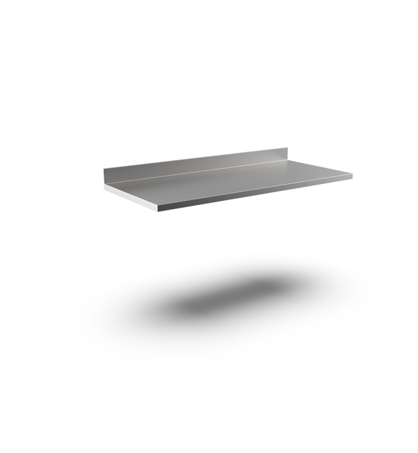 Worktops with square edge and rear upstand - 700