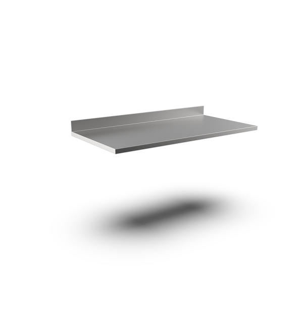 Worktops with square edge and rear upstand - 800