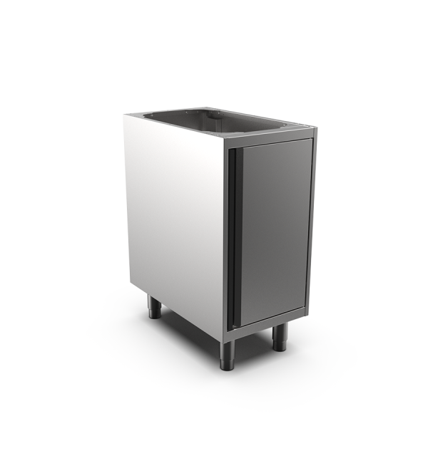 Cabinet units with hinged doors and grid supports - 700