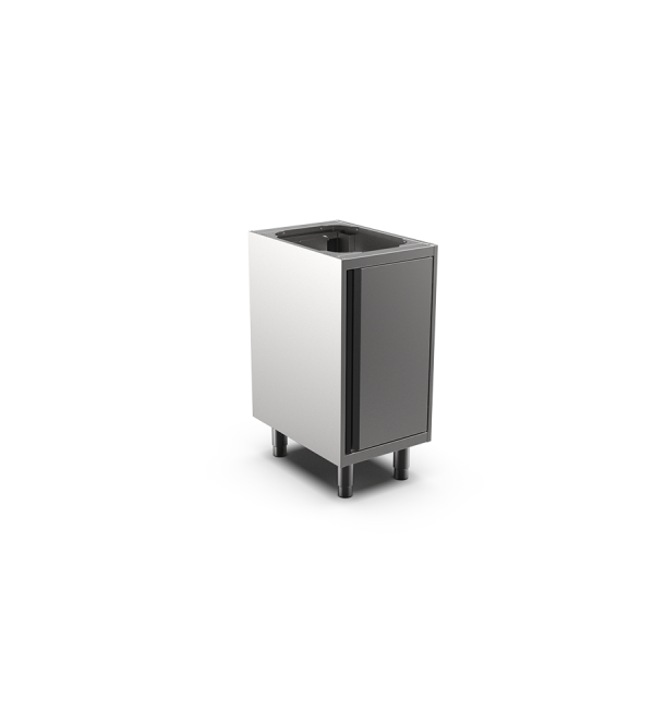 Pass through cabinet units with hinged doors and grid supports - 600