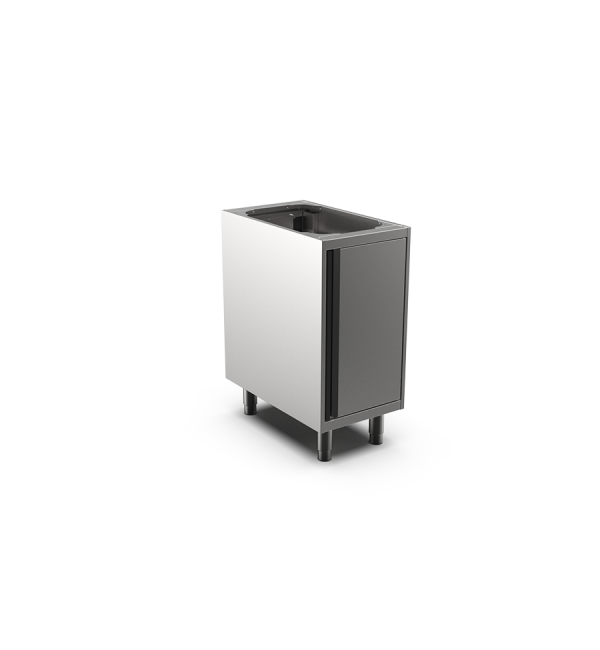 Pass through cabinet units with hinged doors and grid supports - 700