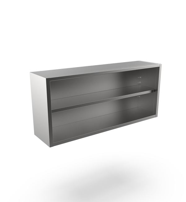 Open wall cupboards