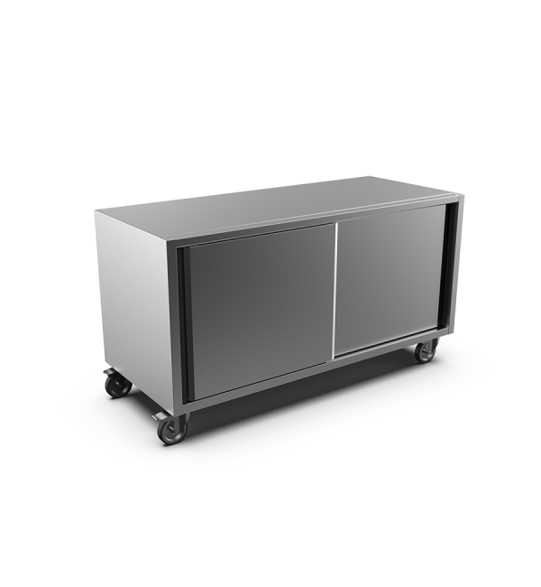 Cabinet units with sliding doors on castors - 700