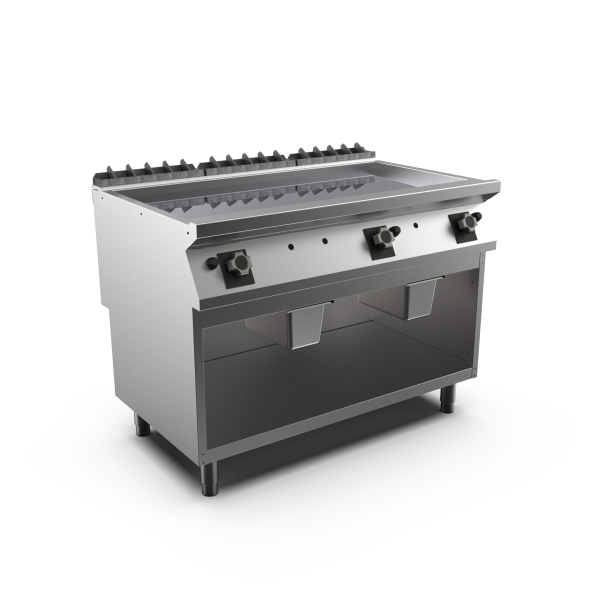 FRY-TOP GAS PLACA LISA CRO. ABIERTO