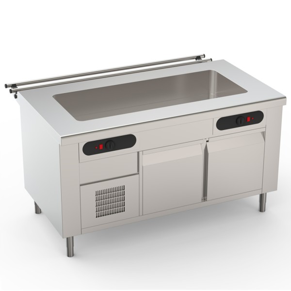 ÉL. CUVE/ARMOIRE RÉFRIGÉRÉ 5 BACS GN1/1