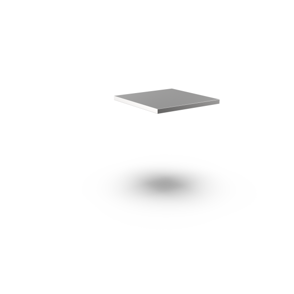 PLAN DE TRAVAIL BORD CARRÉ L. 700