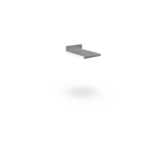 SQUARE EDGE WORKTOP W/R-UPSTAND 400