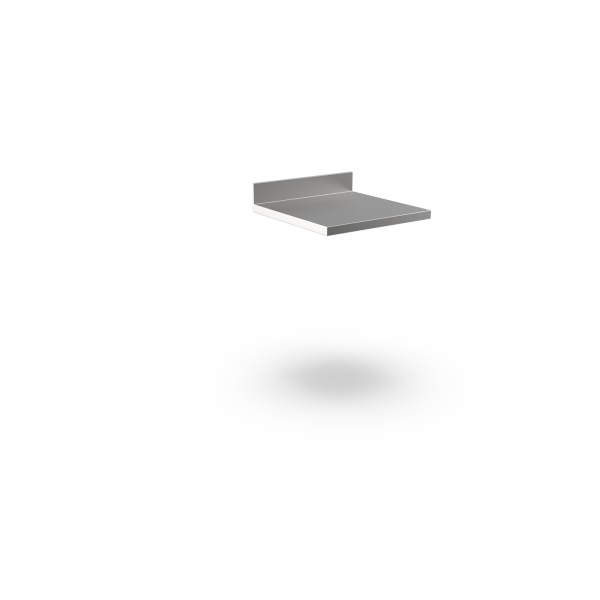 SQUARE EDGE WORKTOP W/R-UPSTAND 600