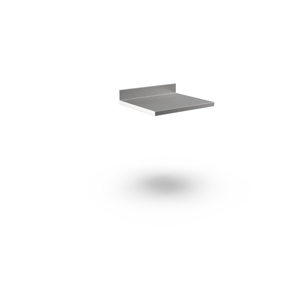 SQUARE EDGE WORKTOP W/R-UPSTAND 700