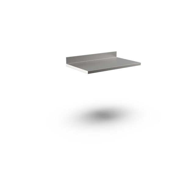 SQUARE EDGE WORKTOP W/R-UPSTAND 1000