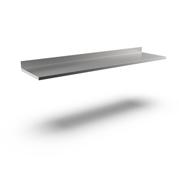 SQUARE EDGE WORKTOP W/R-UPSTAND 2400