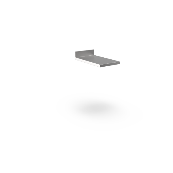 SQUARE EDGE WORKTOP W/R-UPSTAND 400