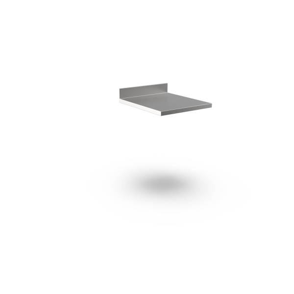SQUARE EDGE WORKTOP W/R-UPSTAND 600