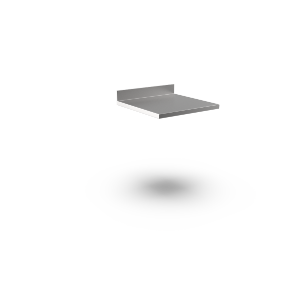 SQUARE EDGE WORKTOP W/R-UPSTAND 700