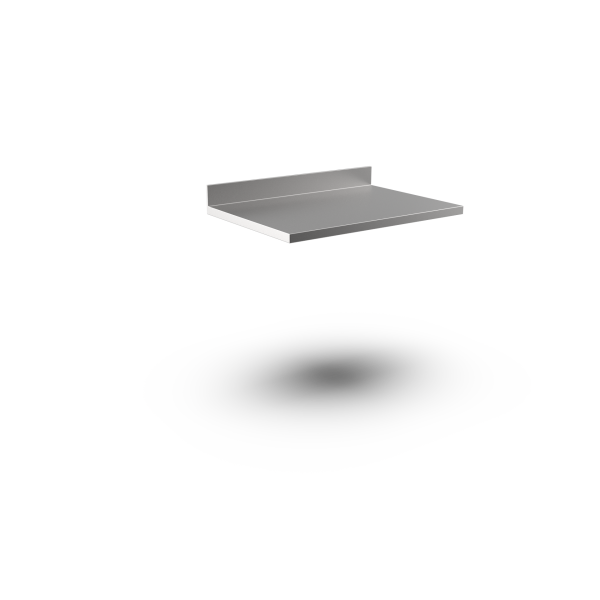 SQUARE EDGE WORKTOP W/R-UPSTAND 1000