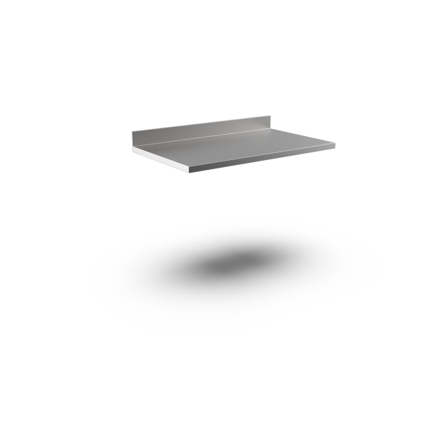 SQUARE EDGE WORKTOP W/R-UPSTAND 1200