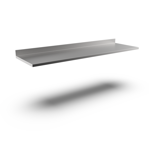 SQUARE EDGE WORKTOP W/R-UPSTAND 2800