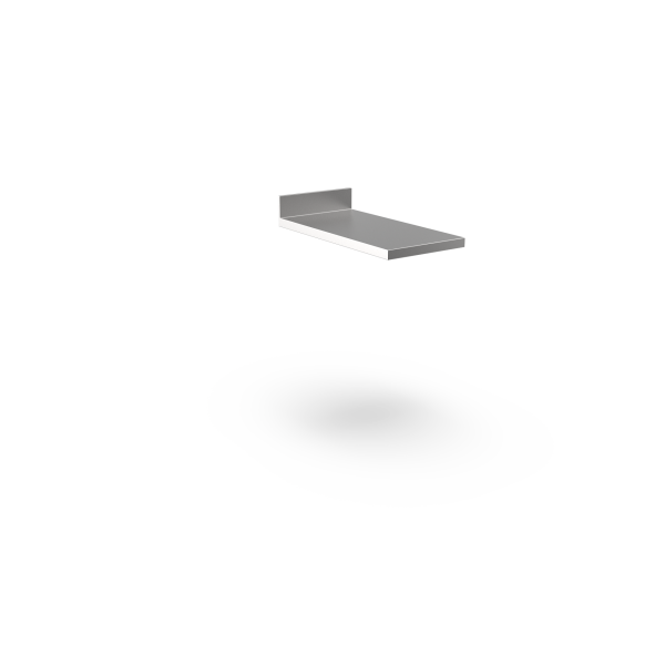SQUARE EDGE WORKTOP W/R-UPSTAND 400
