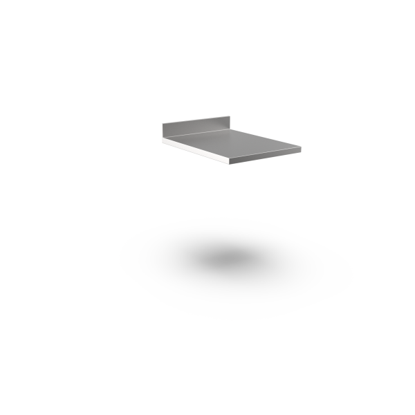 SQUARE EDGE WORKTOP W/R-UPSTAND 600
