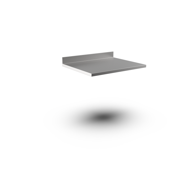 SQUARE EDGE WORKTOP W/R-UPSTAND 1000
