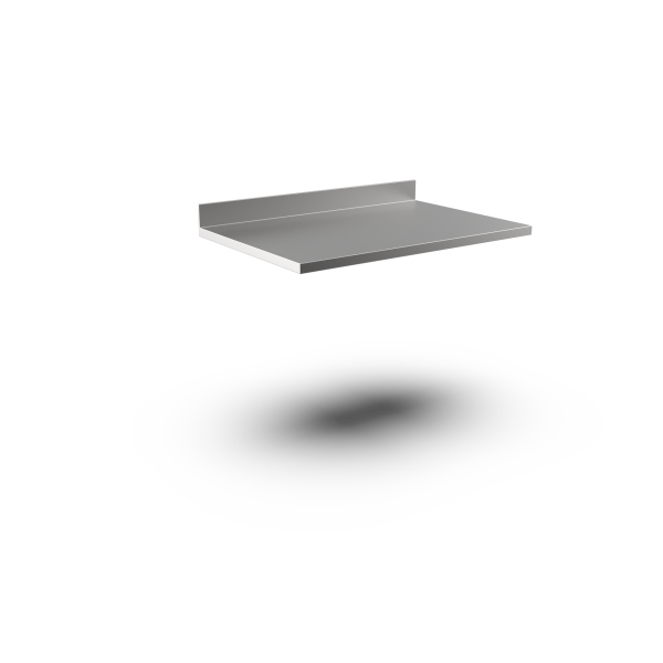 SQUARE EDGE WORKTOP W/R-UPSTAND 1200