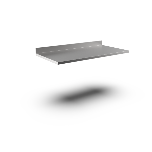 SQUARE EDGE WORKTOP W/R-UPSTAND 1600