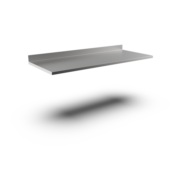 SQUARE EDGE WORKTOP W/R-UPSTAND 2000