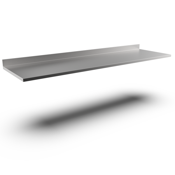 SQUARE EDGE WORKTOP W/R-UPSTAND 2800