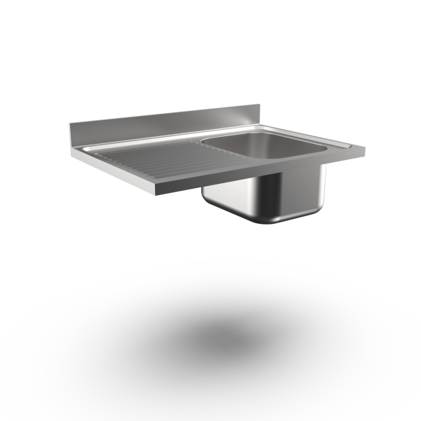 DESSUS PLONGE 1 CUVE 400X500 MM EGOUTTOIR G.