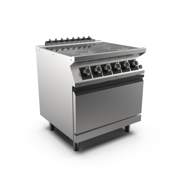 INDUKTIONSH. 4 ZONEN EL. BACKOFEN UMLUFT