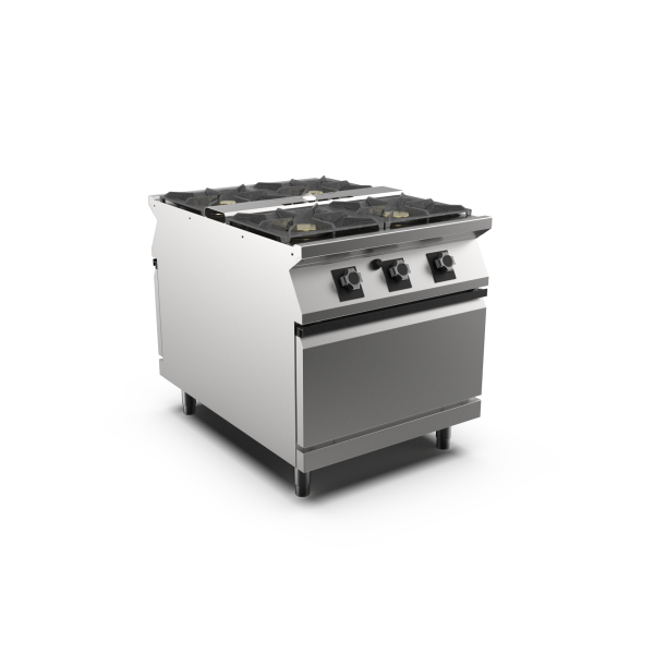 COCINA GAS 4 FUEGOS HORNO PAS. GAS
