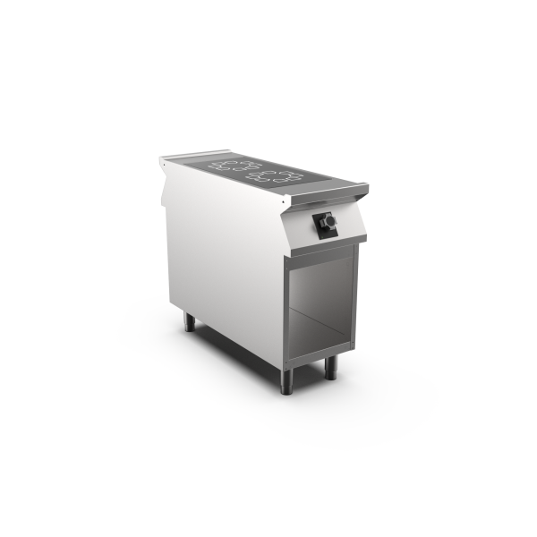 FOURNEAU VITRO 2 ZONES PL. OUVERT TRAV.