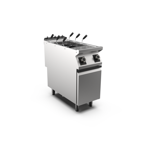 CUISEUR À PÂTES GAZ ÉL. 1 CUVE 42 LT.