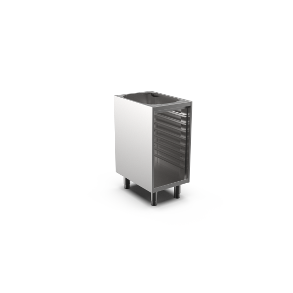 OPEN BASE CUPBOARD W/GRID HOLDER L. 400