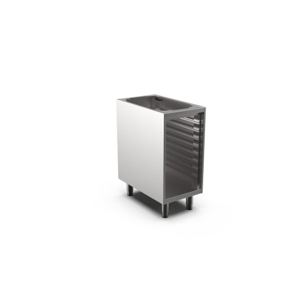 OPEN BASE CUPBOARD W/GRID HOLDER L. 400