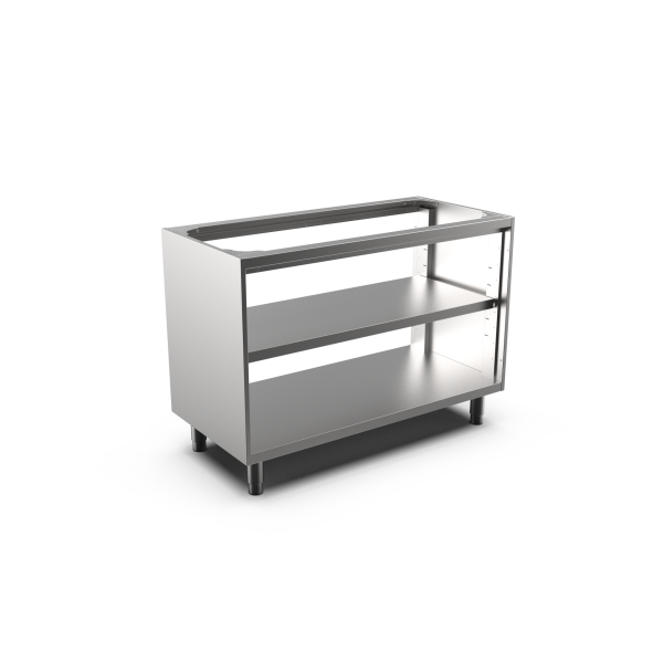 2SIDES OPEN BASE CUPBOARD W/SHELF L.1200