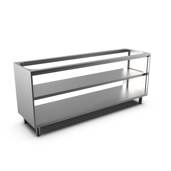 2SIDES OPEN BASE CUPBOARD W/SHELF L.2000