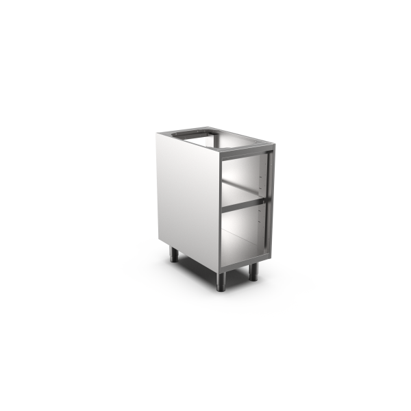 2-SIDES OPEN BASE CUPBOARD W/SHELF L.400