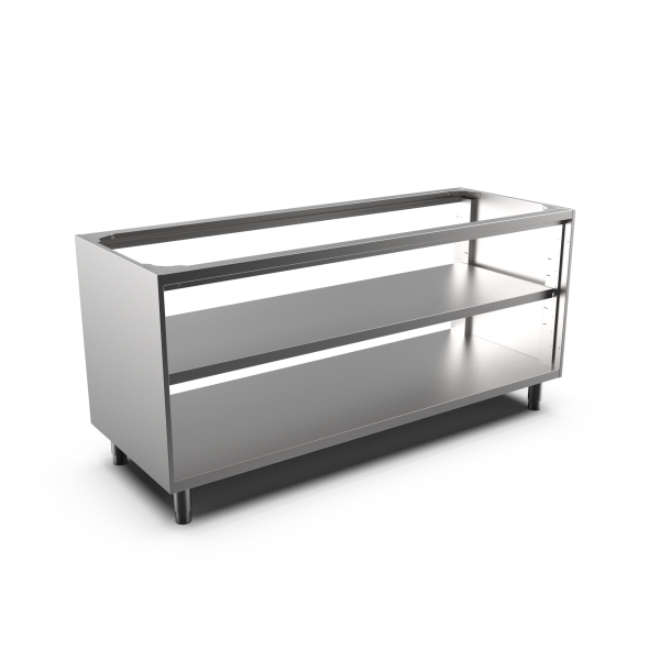 2SIDES OPEN BASE CUPBOARD W/SHELF L.1800