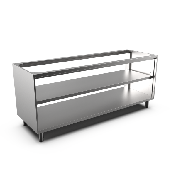 2SIDES OPEN BASE CUPBOARD W/SHELF L.2000