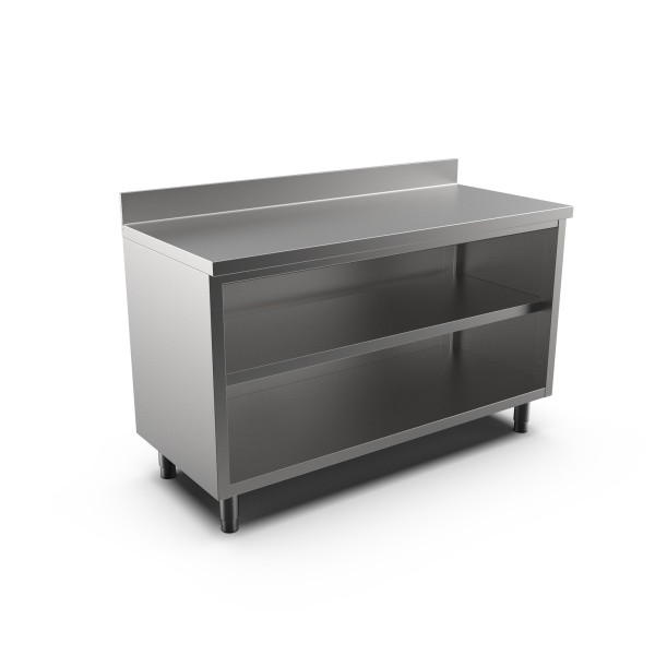 OPEN CUPBOARD W/UPSTAND 1200