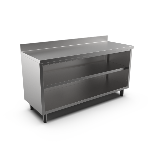OPEN CUPBOARD W/UPSTAND 1600