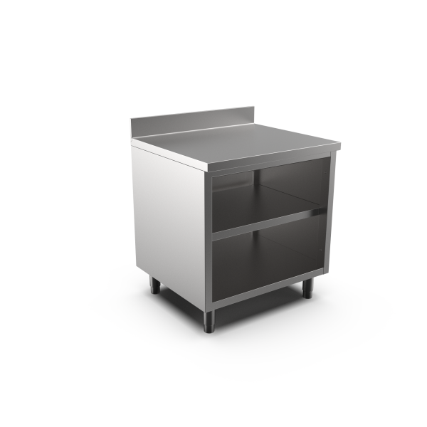 OPEN CUPBOARD W/UPSTAND 800
