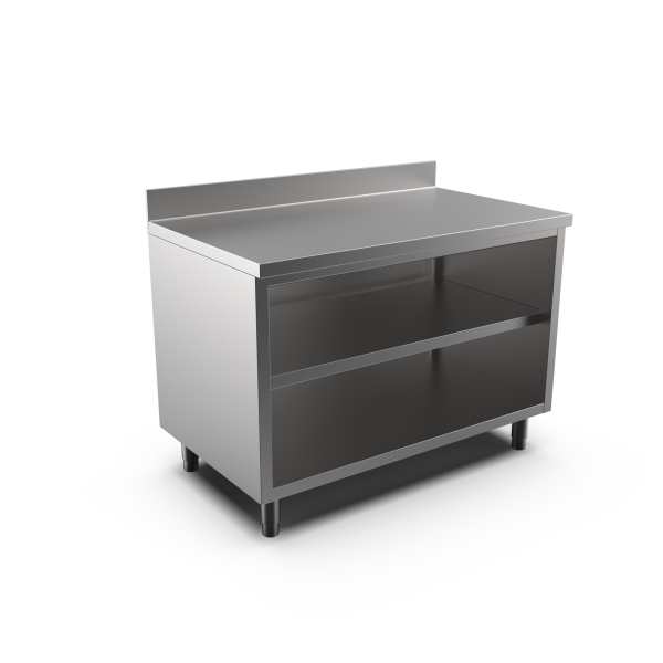 OPEN CUPBOARD W/UPSTAND 1200