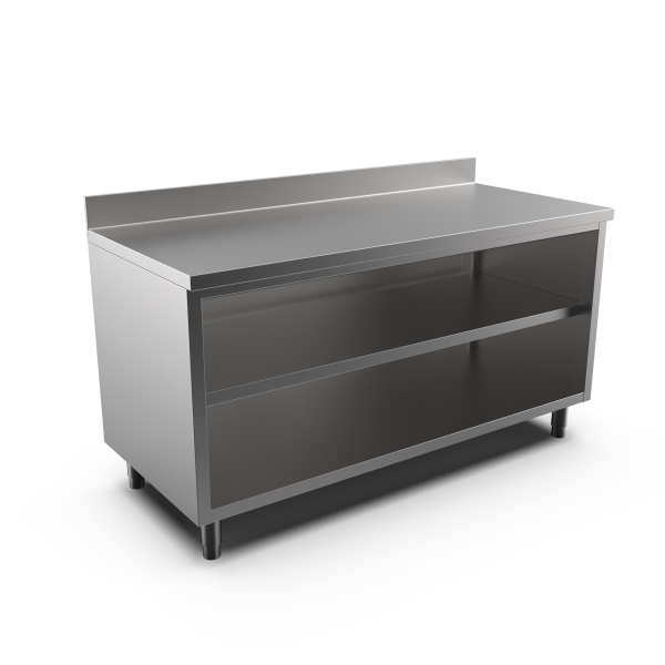 OPEN CUPBOARD W/UPSTAND 1600
