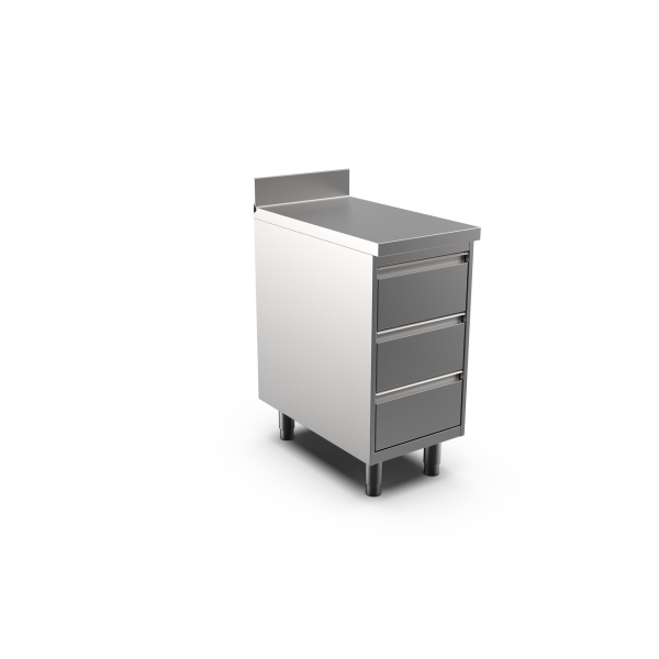 CUPBOARD-DRAWER W/BACKSPLASH 400