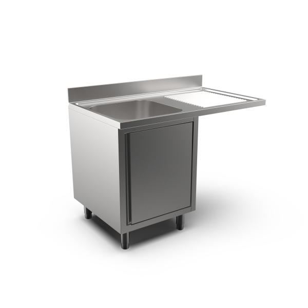 DISHWASHER 1SINK CABINET RH DRAINER 1200