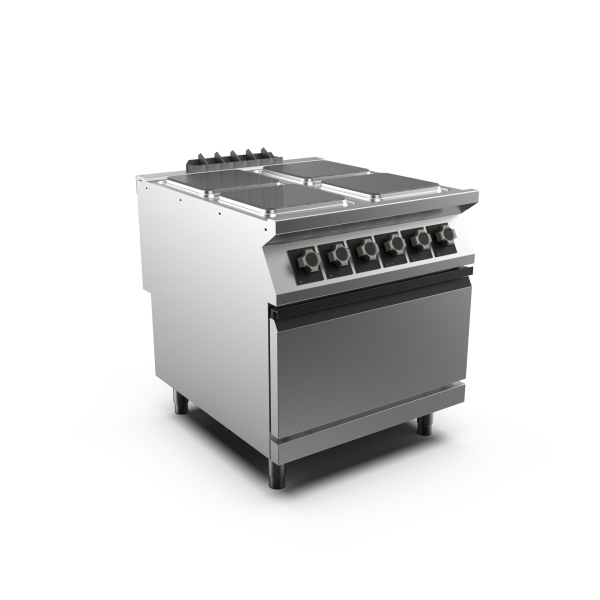 COCINA ELÉ. 4 ZONAS CUA. HORNO ELÉ. EST.
