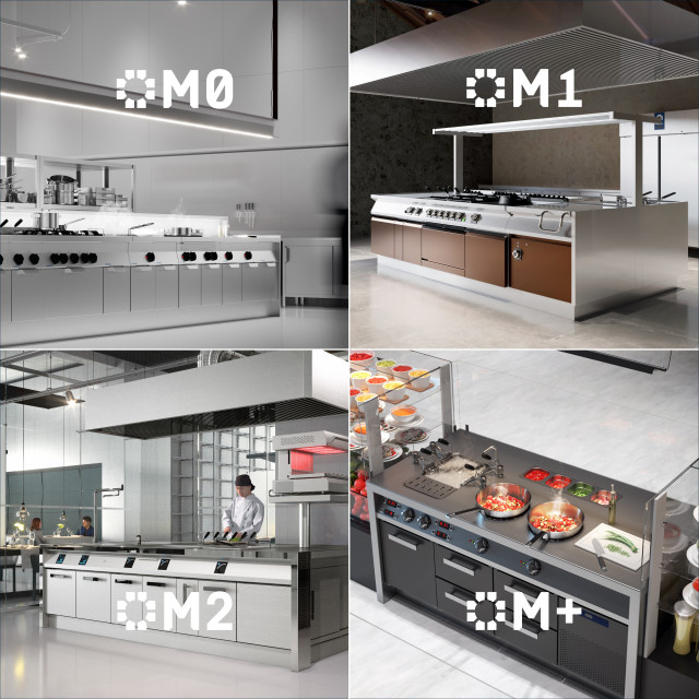 Le gamme di cottura Mareno: M1, M2, M+ e M0